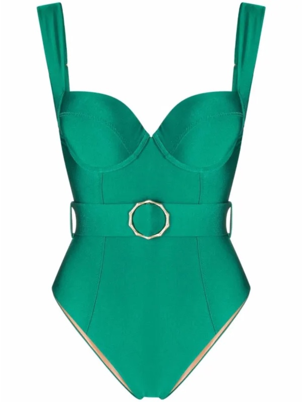 Noire Swimwear belted one-piece swimsuit |